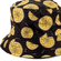 Bucket καπέλο διπλής όψεως Lemon Print Black/Yellow