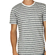 Minimum Johnston ανδρικό ριγέ t-shirt λευκό-μπλε
