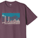 Obey Life In Ruins Organic T-shirt beetroot