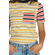 Daisy Street ριγέ t-shirt πολύχρωμο με τσεπάκι