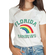 Daisy Street Florida rainbows t-shirt λευκό