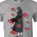 Cotton Division Naruto T-shirt Itachi Grey