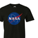 Cotton Division NASA Logo T-shirt Black
