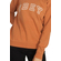 Obey Core Varsity Arched γυναικείο φούτερ ανοιχτό καφέ