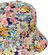 Bucket καπέλο διπλής όψεως Flowers Print Indigo/Multi