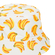 Reversible Bucket Hat Banana Print White