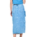 High Waisted Cargo Denim Skirt