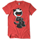 Hand Drawn Felix The Cat T-Shirt Red