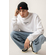 Kaotiko What's Your Key Organic Cotton Sweatshirt White