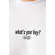 Kaotiko What's Your Key Organic Cotton Sweatshirt White