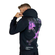 Teddy Bear Fire Hoodie Black