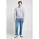 Lee Men's Plain Crew Sweatshirt Grey Mele