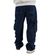 Multi Pocket Jeans Dark Blue Denim