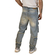 Multi Pocket Jeans Blue Acid Wash