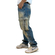 Distressed Cargo Jeans Blue Denim