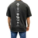 Bigbong Planets Oversize T-shirt French Terry Black