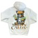Unisex Hoodie Teddy Bear Money Callin Cream