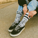 American Socks Mid High Κάλτσες Broken Chain