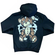 Unisex Hoodie Teddy Bear Black