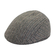 Wool Flat Cap Herringbone Grey