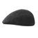 Corduroy Flat Cap With Earflaps Black