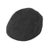 Corduroy Flat Cap With Earflaps Black
