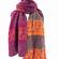 Fuchsia Scarf With Cats