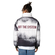 Men's Puffer Jacket White/Black