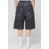Kaotiko Unisex Bermuda Shorts Pharaohs Denim Washed Black