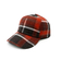Winter Baseball Cap Red Check