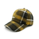 Winter Baseball Cap Mustard Check
