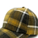 Winter Baseball Cap Mustard Check