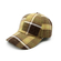 Winter Baseball Cap Beige Check