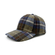 Wool Baseball Cap Checked Brown/Light Blue