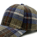 Wool Baseball Cap Checked Brown/Light Blue