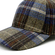 Wool Baseball Cap Checked Brown/Light Blue