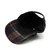 Wool Baseball Cap Checked Blue/Brown/Bordeaux