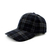 Wool Baseball Cap Checked Blue