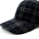 Wool Baseball Cap Checked Blue