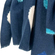 Viscose Scarf Blue With Hearts