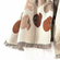 Viscose Scarf Beige/Brown With Hearts