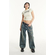 The Ragged Priest Scale Snakeskin Print Slim Sweeper Jeans