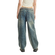 The Ragged Priest Scale Snakeskin Print Slim Sweeper Jeans
