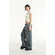 The Ragged Priest Scale Snakeskin Print Slim Sweeper Jeans