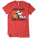 Peanuts Snoopy Too Cool For School T-Shirt Red