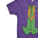 The Joker Suit T-Shirt Purple