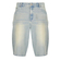 Karl Kani OG Denim Baggy Shorts Bleached Blue