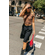 Kaotiko Wide Leg Pleated Bermuda Shorts