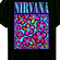 Amplified T-shirt Nirvana Neon Flowers Black