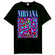 Amplified T-shirt Nirvana Neon Flowers Black